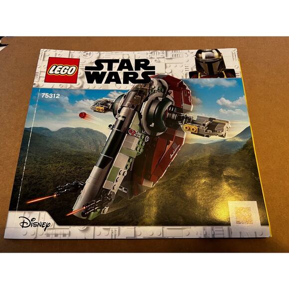 LEGO 75312 Star Wars Instruction Manual ONLY Boba Fett's Starship - Picture 1 of 1